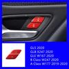 Car Window Glass Lifting Button Sticker Trim For Mercedes Benz W167 W213 W205 W177 X247 X167 C118 H247 Seat Heating Accessories