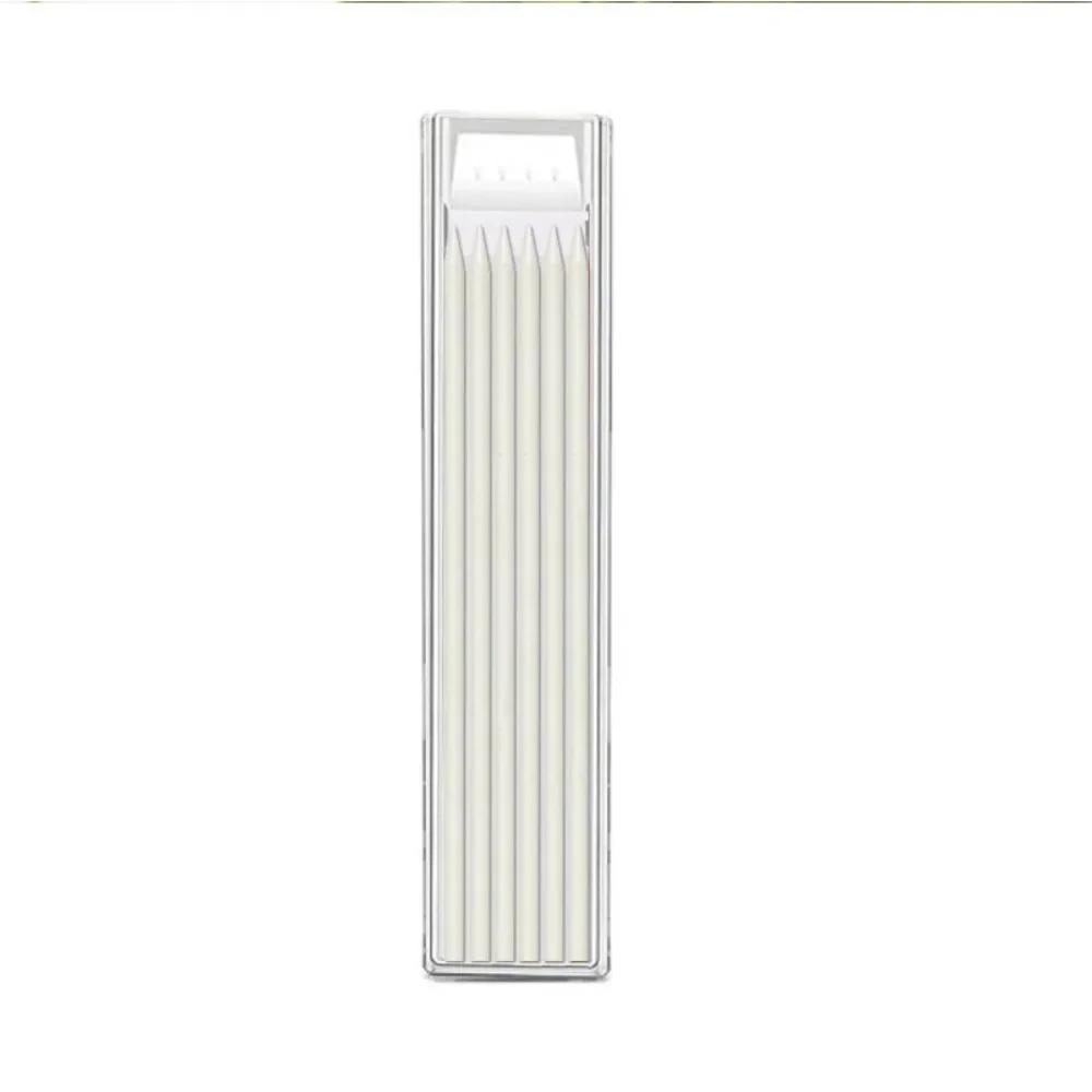 1-6Pcs Metal Solid Carpenter Mechanical Pencil Set with Sharpener Lead Core Deep Hole Construction Marking Scriber Tool Supply