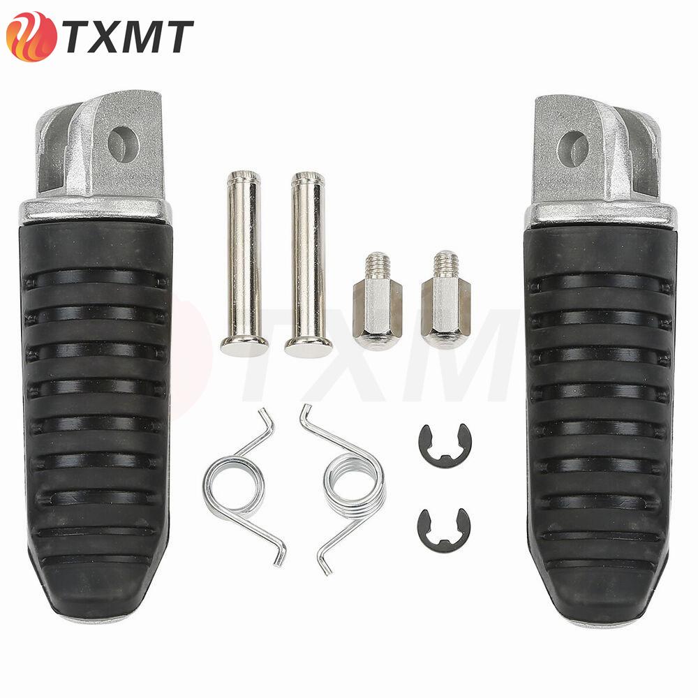Compatible Suzuki Hayabusa GSX650, GSF1250, GSXR1300, GSX1300 Front & Rear Footpegs