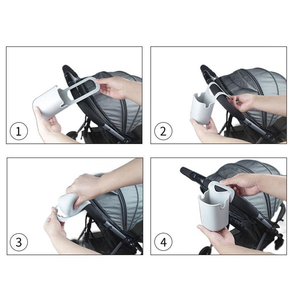 Soft Silicone Cup Holder For Baby Stroller Removable Pram Cart Bottle Holder Children Bicycle Phone Holder Universal Holder