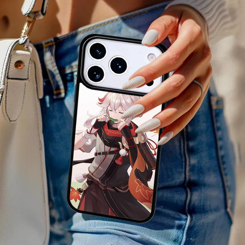 Genshin Impact Kaedehara Kazuha soft Phone Case For iPhone 17 Air 14 15 13 12 Max Cover For Apple 16 16e 11 Pro Max Plus Coque