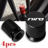 cqgntp1 For KIA NIRO Car Wheel Tire Valve Caps Tyre Stem Covers Airdust Waterproof Accessories