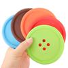 Coasters 8.8CM Button Styling Easy Cleaning High Flexibility
