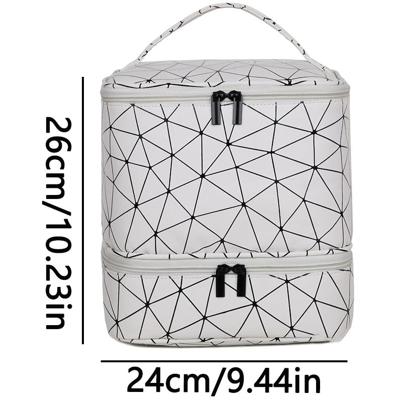 Portable Nail Polish Storage Bag Essential Oil Bag Cosmetic Nail Care Kit Hold 30 Bottles Nail Polish Storage Bag
