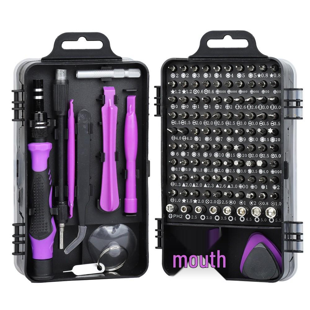 115-in-1 Chrome Vanadium Steel Clock & Phone Repair Tool Set