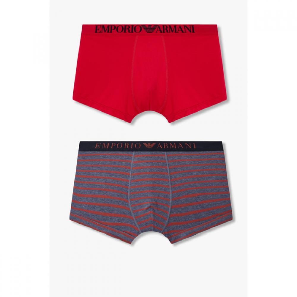 

Emporio Armani Logo Banding Solid Poly Stripe Pattern Cotton Droz 2set 0815112050 0815112066 L(105)