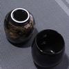 2pcs Teaware Japanese-style Ceramic Teacup with Glaze Retro Simple Master Mug 180ml Smooth Surface Kung Fu Tea Cup Office