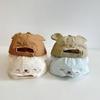 Little Bear Embroidery Kids Sun Hat Quick Drying Cartoon Bear Hat Duck Tongue Cap  For Girls Boys