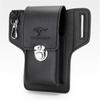 Bolsa de Cinto para Celular para Homens Porta-Celular Carteira Portátil Pochete Multifuncional de Couro PU Estojo Vertical Presente