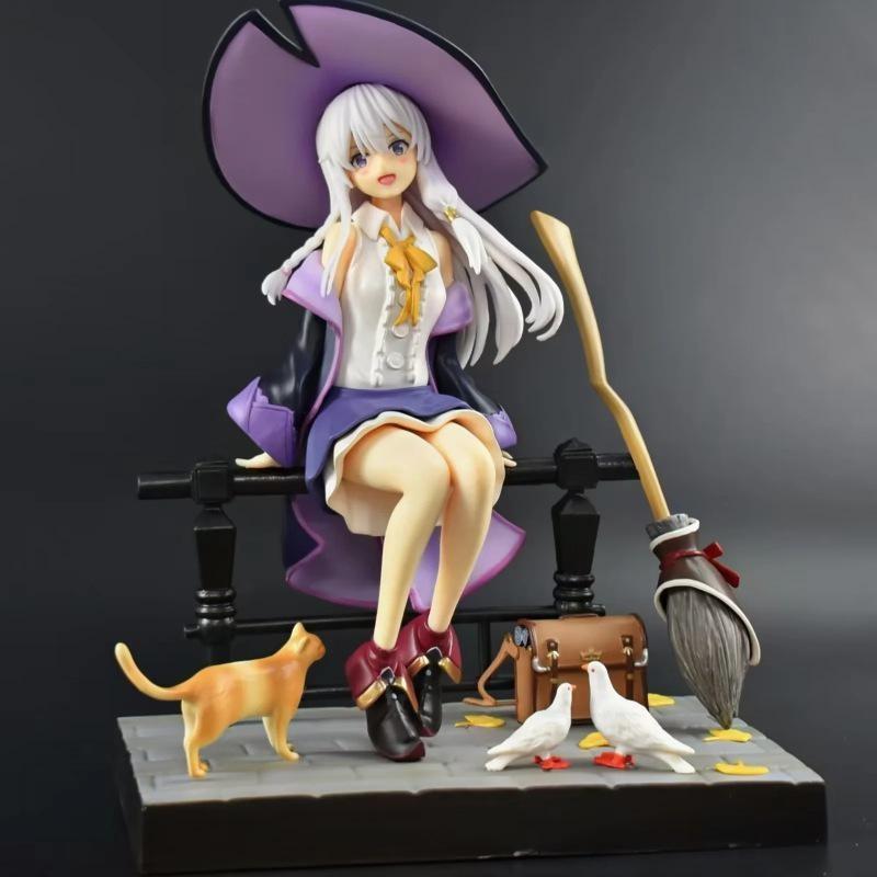 Anime Figure Wandering Witch The Journey of Elaina Action Figure Collectible Model Doll Toys Gifts