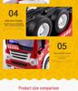 Literary Car Play: Fire Truck Simulation Toy with Sound, Light & Story – Inertial Ladder Truck for Kids