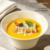 Huaqingge Ceramic Fluted Salad and Noodle Bowl