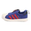 adidas Originals Superstar Serie 360 Bequeme Low-Top Laufschuhe Babyschuhe Blau Rot BY9934