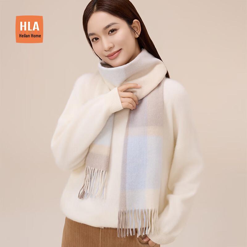 Heilan Home Women's Pure Wool Winter Scarf