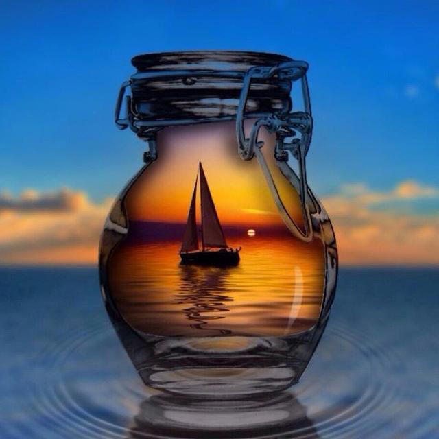 RUOPOTY Paint By Numbers Seaside Landscape Wall Art Unique Gift Hand Painted Acrylic Picture By Numbers Bottle For Living Room