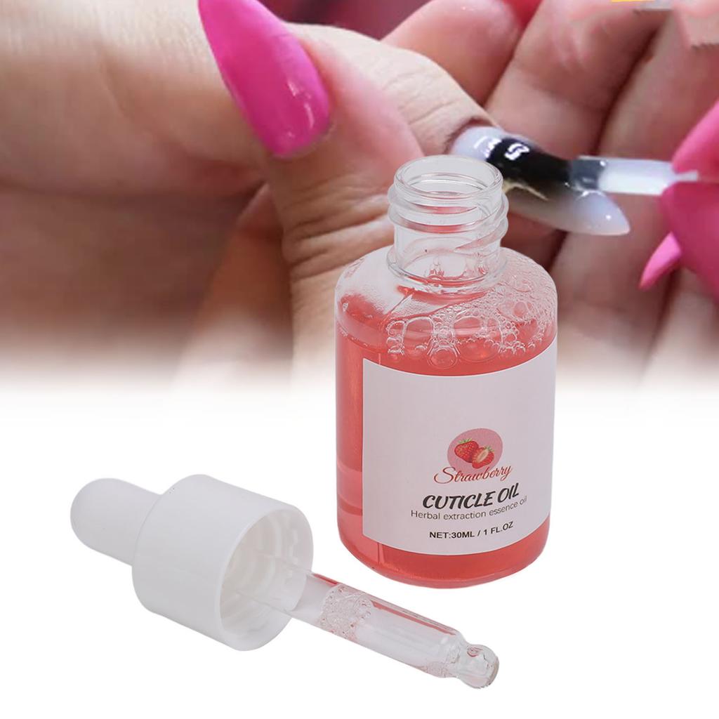 2pcs Cuticle Oil Hydrating 30ml Easy To Apply Thickening Hydrating Nail Care Oil for Dry Nail