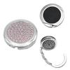 Foldable Round Rhinestone Handbag Hook - Portable Hanger & Holiday Gift