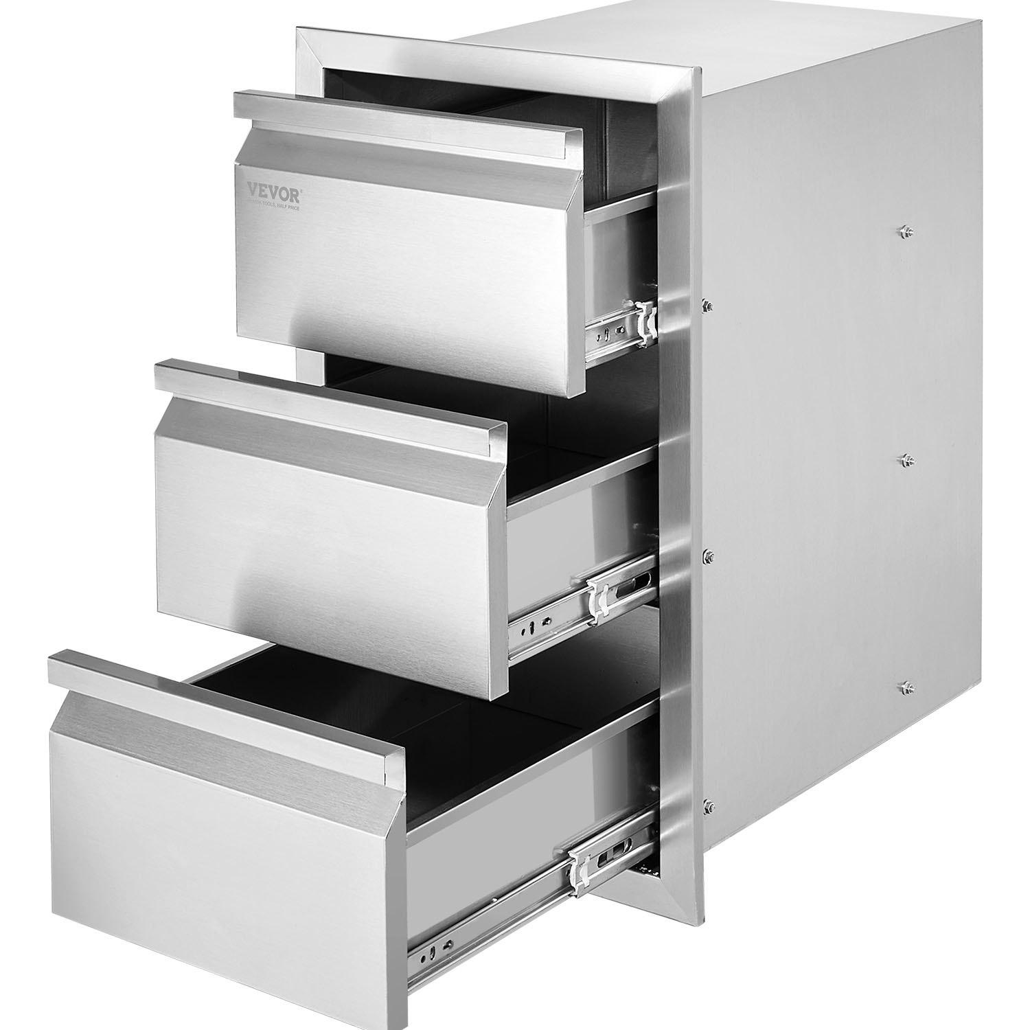VEVOR 201 Stainless Steel Triple Access