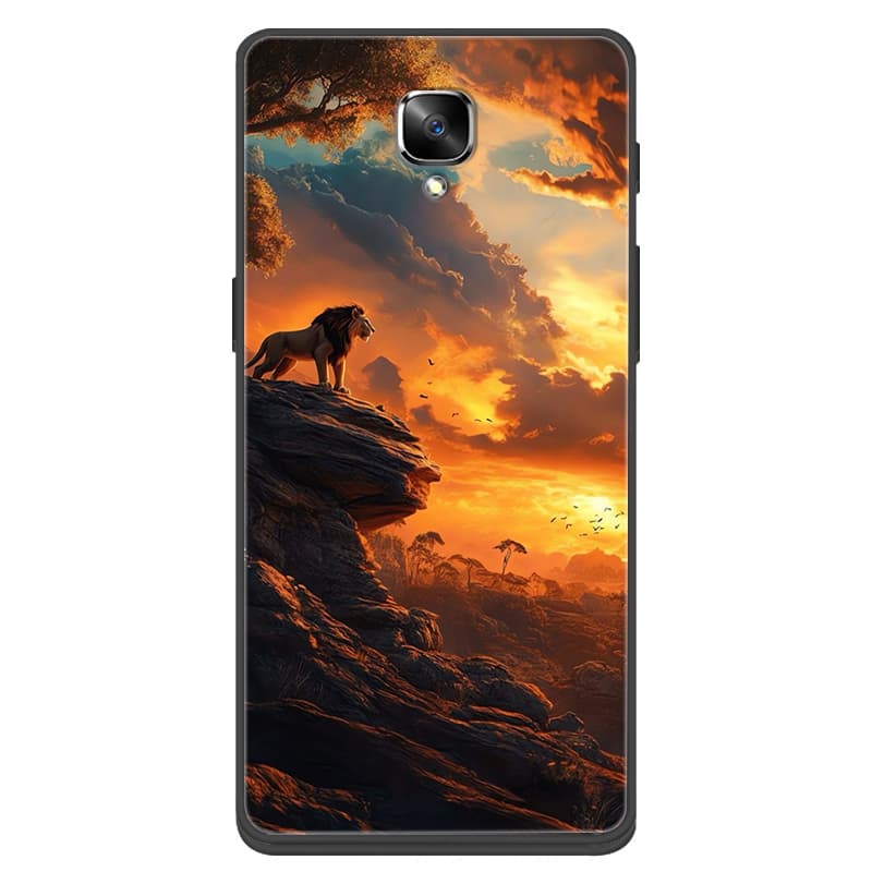 For OnePlus 3 Case Wolf Cat Lion Soft Cover Matte For OnePlus 3T A3010 / One Plus 3 A3000 A0003 OnePlus3T A3010 Phone Case Funda