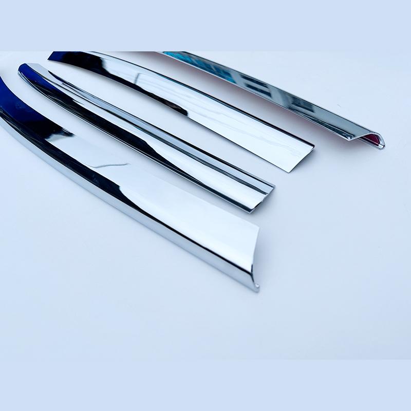 Car styling For Tiguan Front Grille Chrome 2021 2022 2023 Tiguan MK2 Front Bright Black Grille Chrome Sports Body Kit Accessory