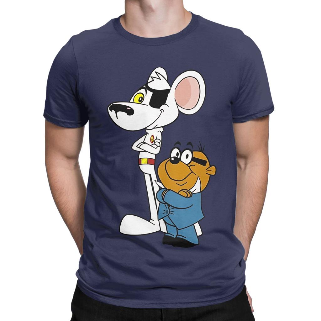 my penfriends Novelty 100 Cotton TShirt Danger Mouse Tops Tees For Unisex