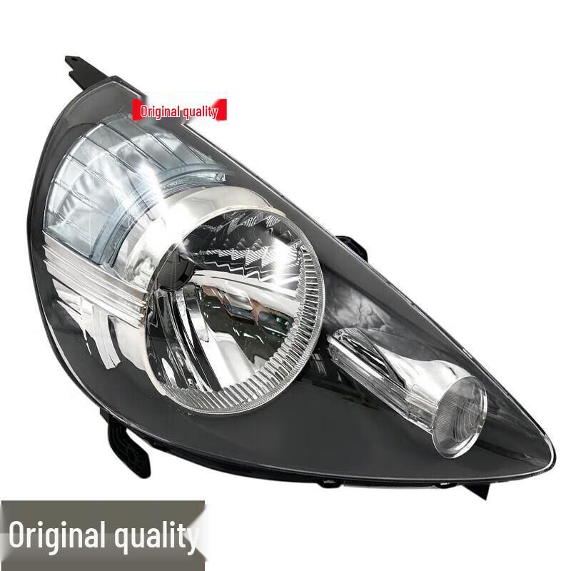 Honda Fit Hatchback Headlight Assembly (Front, Right & Left) for 2005-2008 Models Single Piece
