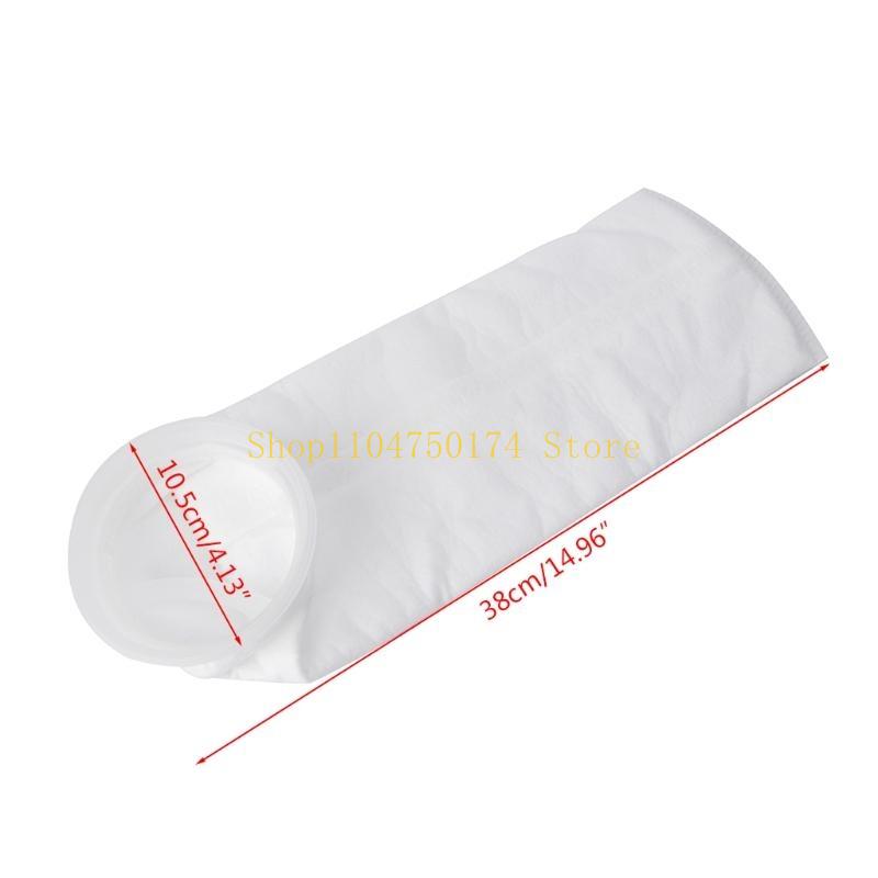 Aquarium Filter Socks 100 Micron 15 In Long 4 In Plastic Ring Nylon Filter Bags top sale