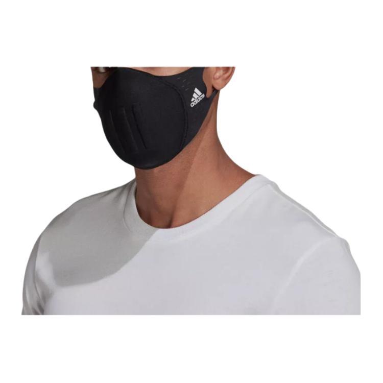 Adidas Polyester Face Masks Unisex Black HF7048