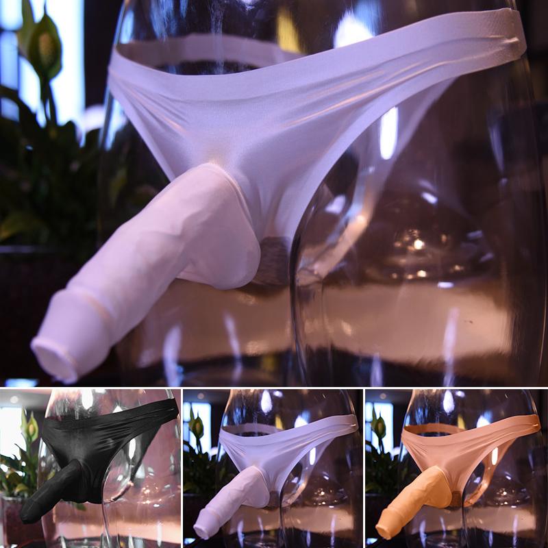 Sisy pánské ledově hedvábné ultratenké prodyšné bezešvé strečové spodky sexy kalhotky
