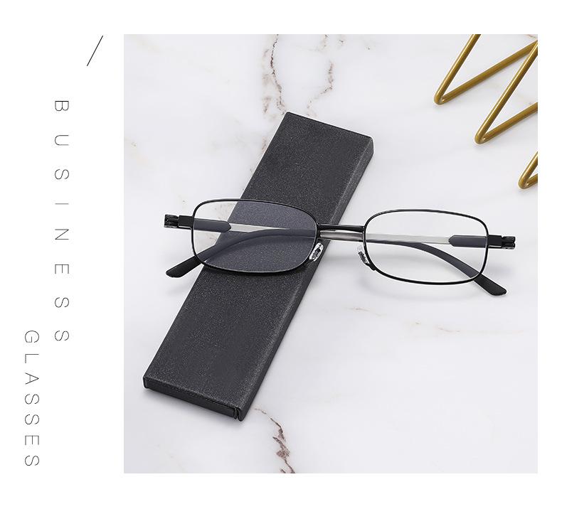 Ultralight Anti-Blue Light HD Reading Glasses for Men & Women, Portable & Ultrathin, Ideal for Middle-Aged & Elderly.