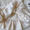 Summer Girls Sleeveless Dress With Large Collar And Ruffles Stylish Vest Dress For Little Kids