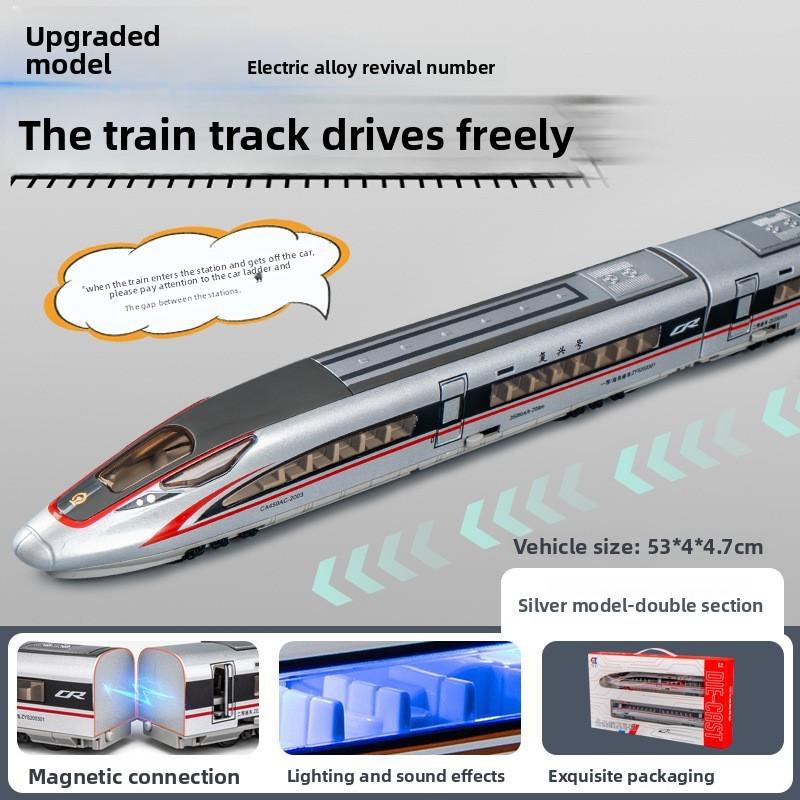 Legierung Hochgeschwindigkeits-Eisenbahnmodellzug mit Licht und Ton für Kinder