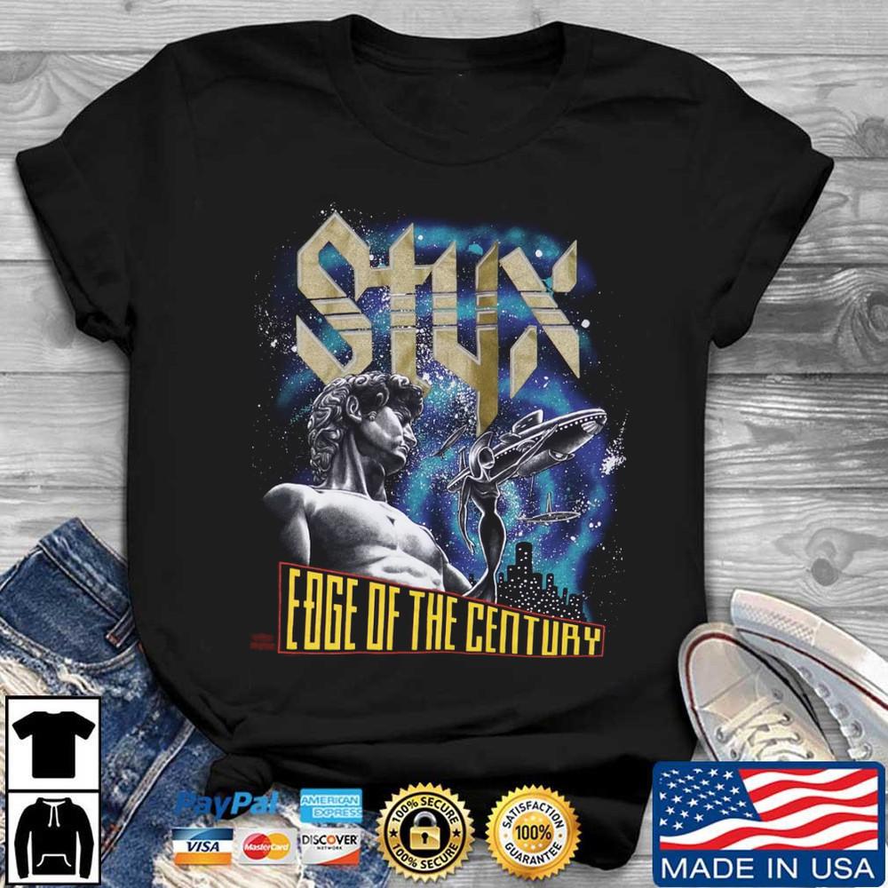 Новая Винтажная Футболка Styx Edge Of The Century 1997 г. Все размеры Футболка C256 Унисекс Футболка XXXXL