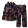 YUZHAOLIN Women's Thickened Coral Fleece Winter Homewear Set