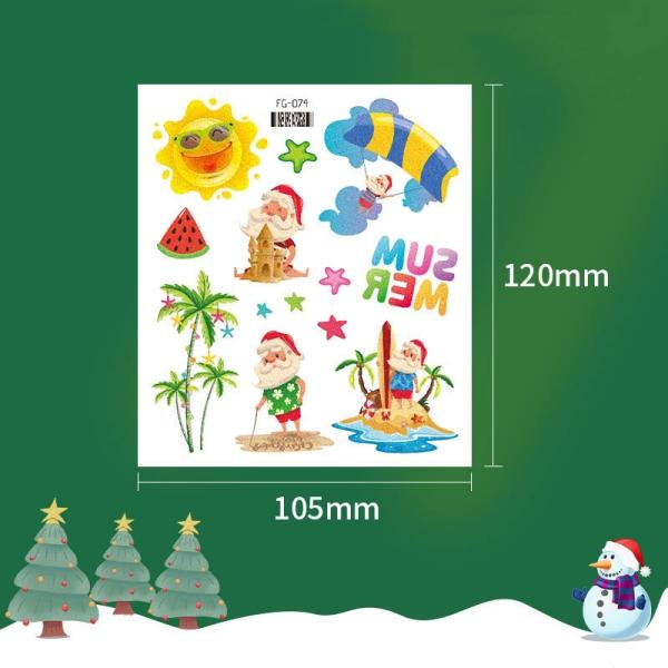 Temporary Tattoo Sticker Christmas Tattoo Sticker Waterproof But Easy Remove