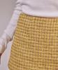 Lapineatteullie Classic Tweed Skirt Pants Yellow