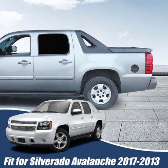 For Chevy Avalanche 2007-13 Exterior Filler Fuel Door Tank Gas Cap Trim COVER B