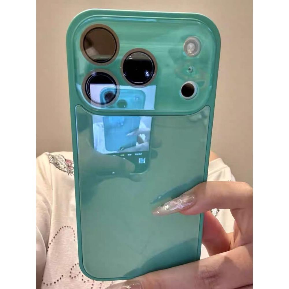 Luxury Glossy Glass Phone Cases For IPhone 17 12 13 14 15 16 11 Pro Max SHockproof Protective Eletroplated Edge Cover Funda