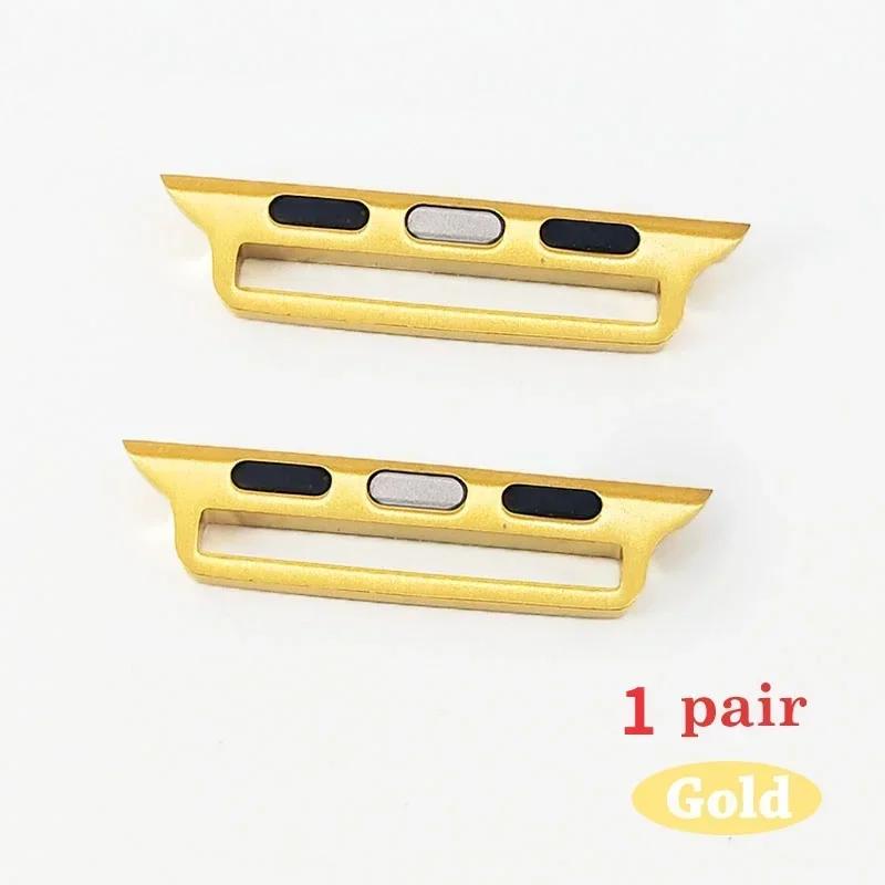 Adapter For Apple Watch band 5 4 3 2 iwatch band 42mm 38mm Strap stainless steel belt Watchband Accessories Connector