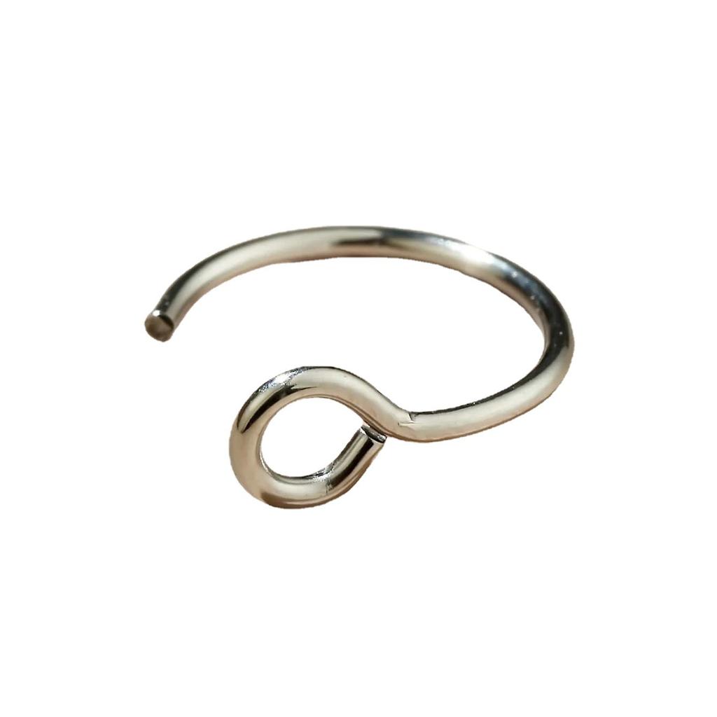 Personalized Punk Steel Color Stainless Steel Open Ring U-shaped Nose Jewelry Nose Ring Nose Nail Puncture Jewelry