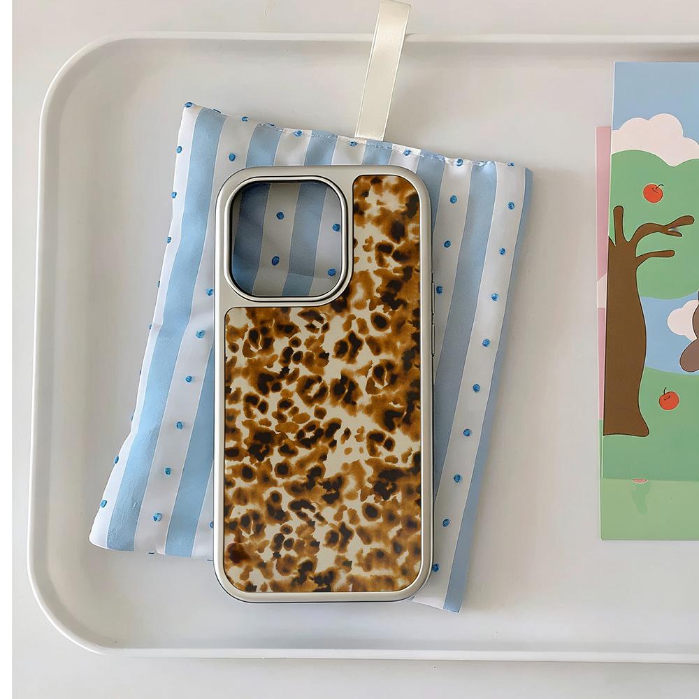 Full-screen Leopard Print Phone Case for IPhone 17 16e 16 15 14 13 12 11 Air Pro Max X XR 8 7 Plus Luxury Clear Soft Back Cover