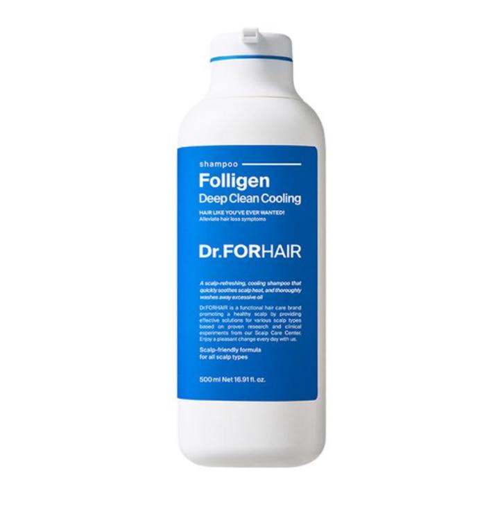 

Dr.FORHAIR Deep Clean Cooling Shampoo 500ml – Scalp Refreshing & Oil Control Care 1 ea