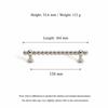 Zinc Alloy Cabinet Pull Handles Long Bar Smooth Surface Beaded Drawer Pulls Sturdy Anti Corrosion Furniture Knobs Household