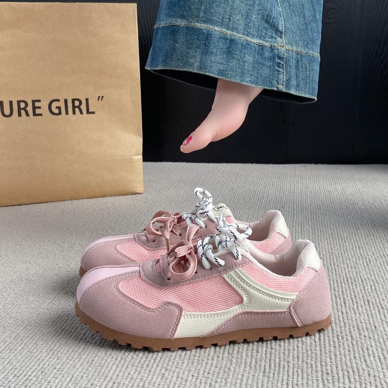 Ugly Cute Girl Summer New Smart Non-slip Rubber Outsole Fashion Casual Fondant White Shoes