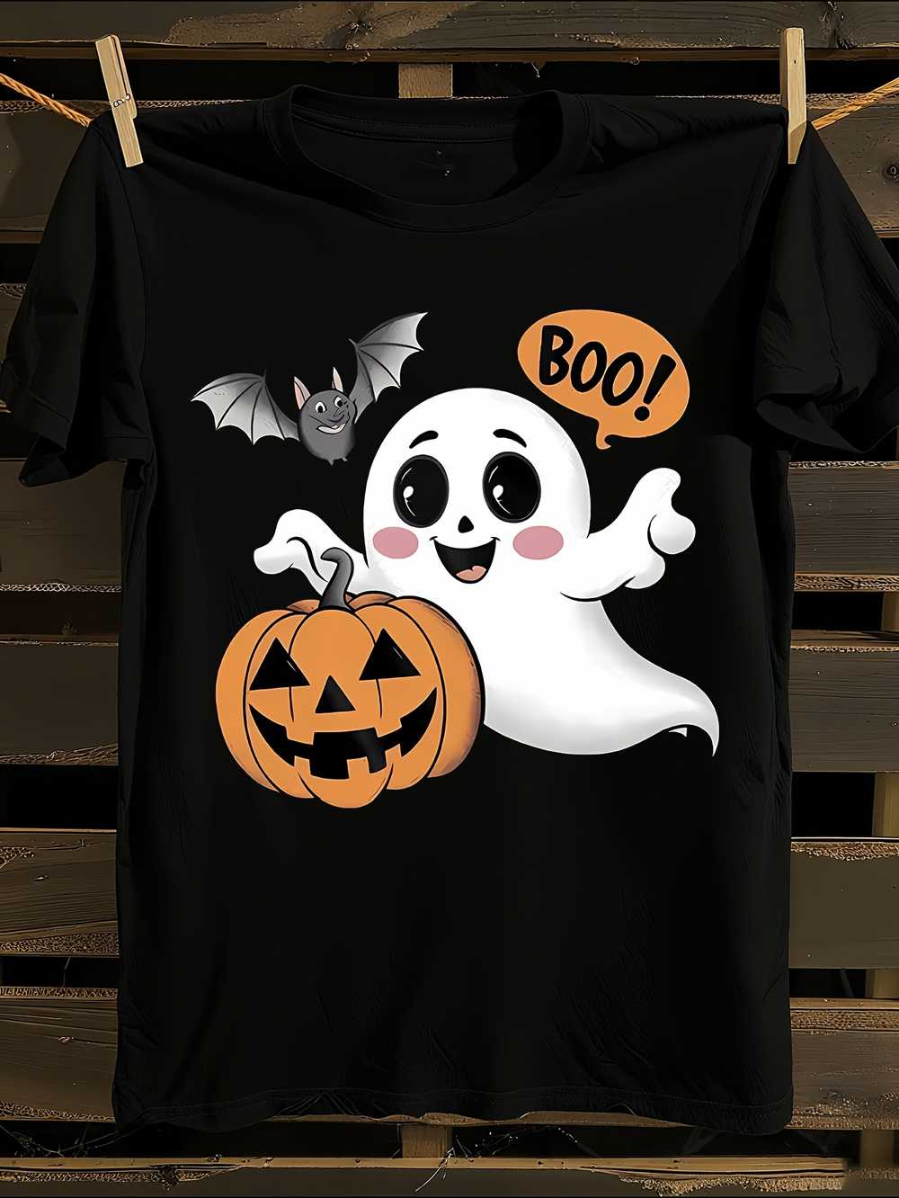 

Heavyweight 220gsm White Halloween T-Shirt Mens Tshirt Womens Tshirts with Letters Print Short Sleeves T-Shirt Casual Street Tee Shirt Top XXL