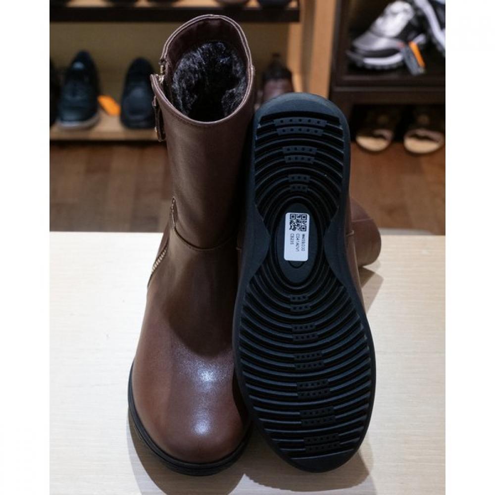 Vainer Women S Brown Fur bootS 041a