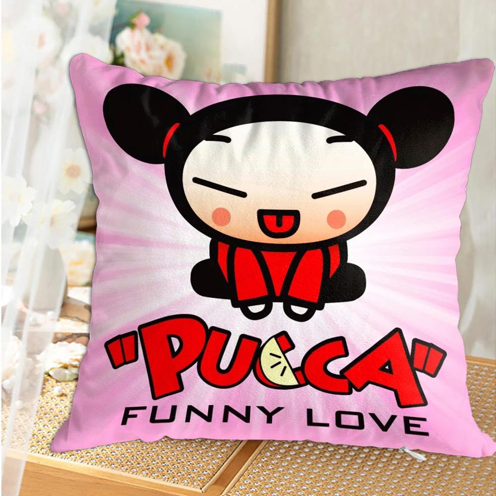 Kawaii P-Puccas Pillowcase Cushion Cover 45X45 Ornamental Pillows Christmas Decoration Personalized Gift Nordic Home