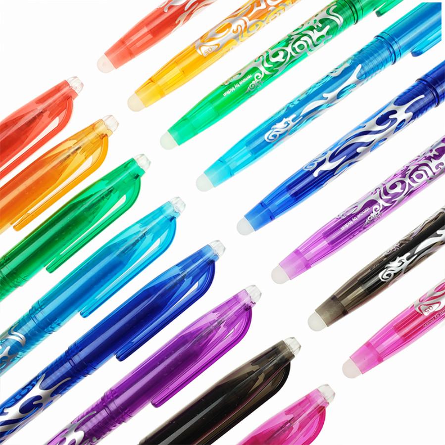 0.5mm Erasable Pen Refills Colorful 8 Color Creative Drawing Tools Student Writing Tools
