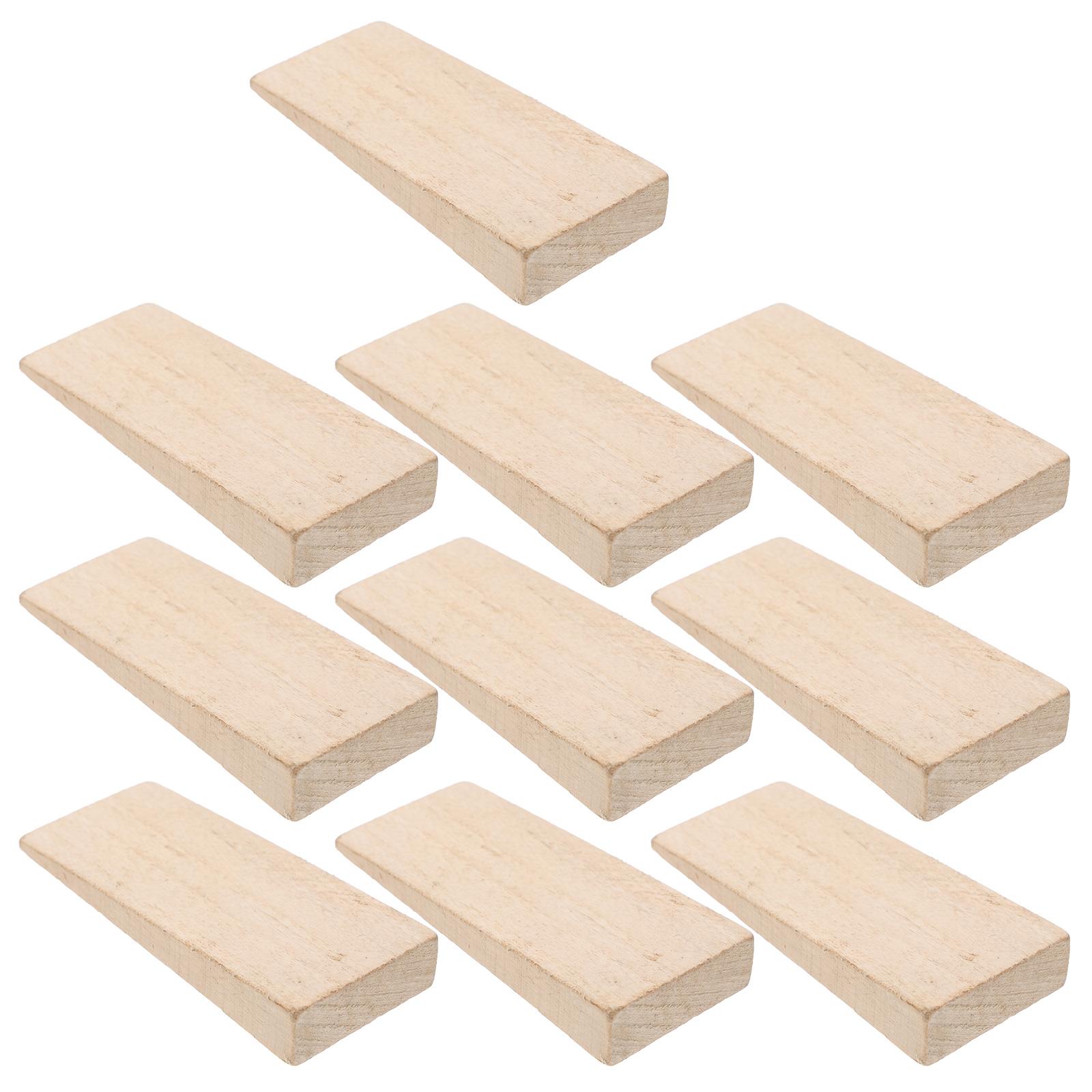 10 Pcs Ax Handle Wedge Wooden Wedges Veneer Replacement For Hoe Hammer Agricultural Tools Wood Tool Wedge Round Handle Wedges