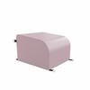 Portable Glute Workout Block | Convenient Side Carry Loops, Padded Top Surface,